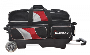 900 GLOBAL 3-BALL DELUXE ROLLER BLACK/RED/SILVER