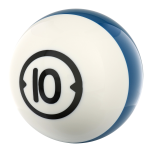BILLIARD HOUSEBALL 10 LBS DRILLED