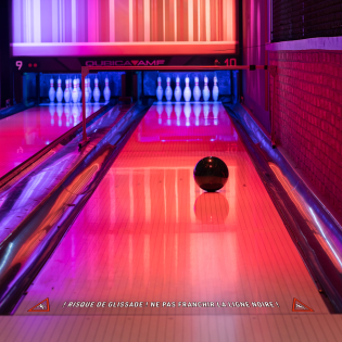 LANE WARNING STICKER (FRENCH)