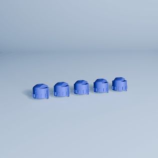 WITSEE QUICKFIT MOUNT SIZE S BLUE (5 PCS)