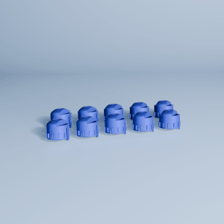 WITSEE QUICKFIT MOUNT SIZE S BLUE (10 PCS)