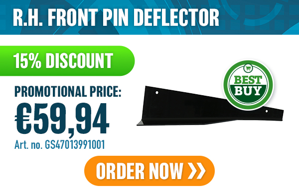 R.H. FRONT PIN DEFLECTOR