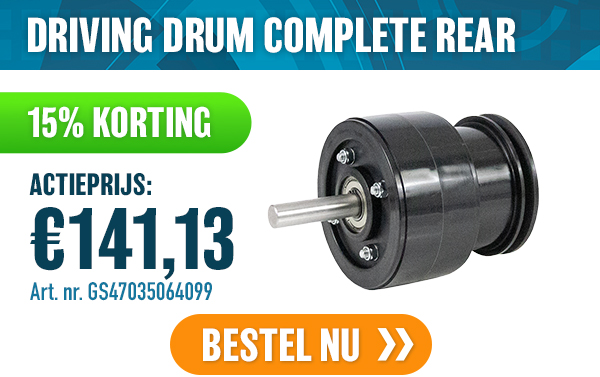 DRIVING DRUM COMPLETE REAR