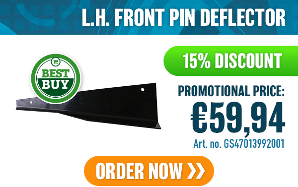L.H. FRONT PIN DEFLECTOR