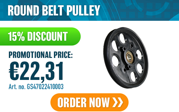 ROUND BELT PULLEY