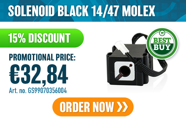 SOLENOID BLACK 14/47 MOLEX