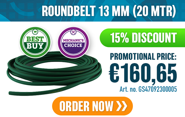 ROUNDBELT 13 MM (20MTR) ROUNDBELT 13 MM (20MTR)